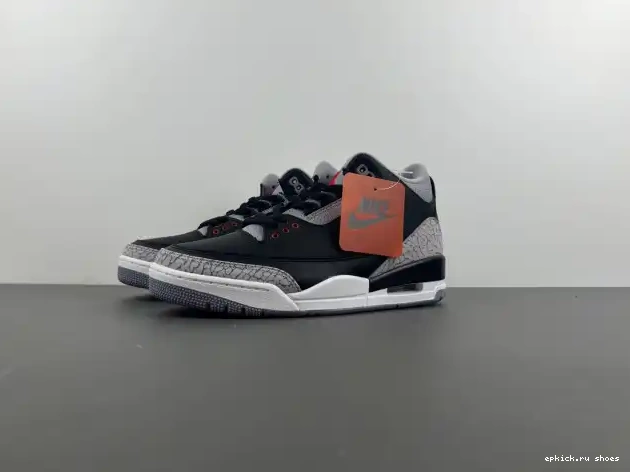 Rep Jordan 3 Cement DN3707-010 Air Black 0605